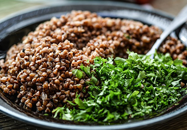 Buckwheat Stew with Ground Beef